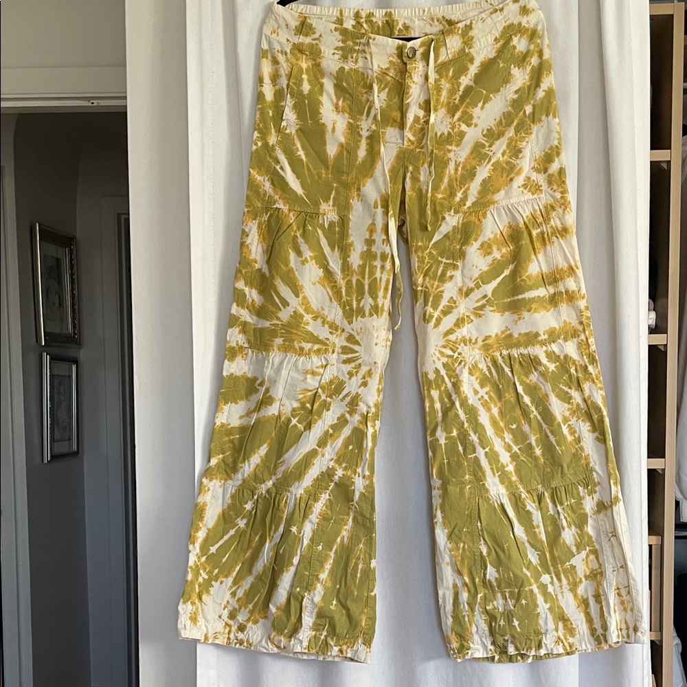 Tie-Dye Wide-Leg Pants